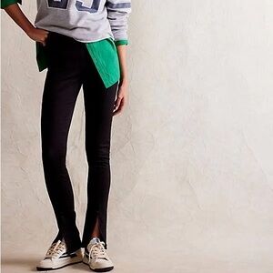 Free People Women's Jeans We The Free Double Dutch Pull-On Black Jeans